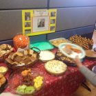Sterling Montessori's Thanksgiving food